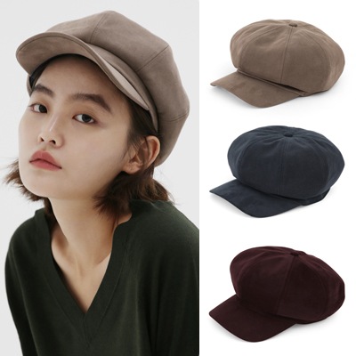 UNDERCONTROL正規品CASTRO BERET / T SUEDE 3COLORスエードベレー本社直入業者韓国ファッションの基本ベレーベレー帽