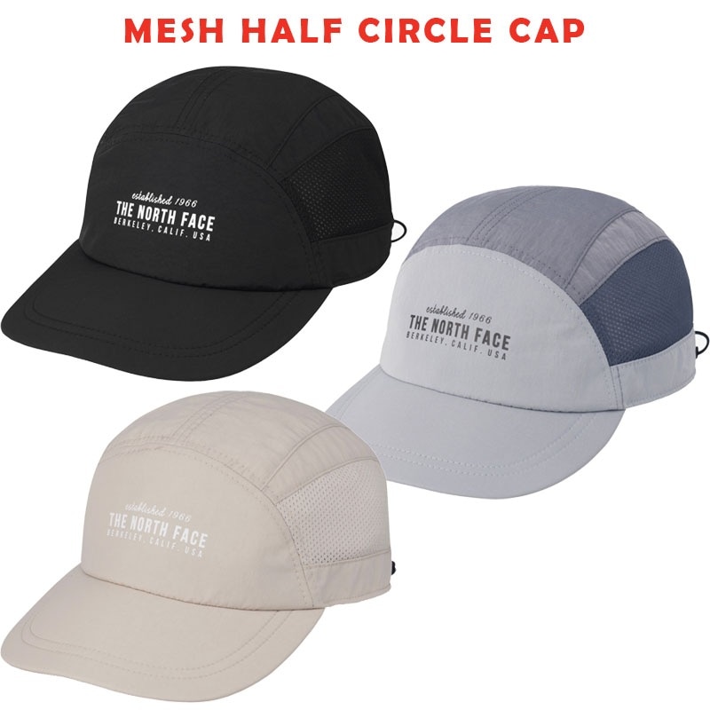 韓国正規品保証 関税負担なし NE3CR03J MESH HALF CIRCLE CAP 基本 着装 男子 女子 人気 韓国 ファッション 男女共用 アウトドア