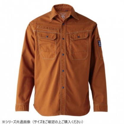 イーブンリバー フレイムレジスタントシャツ ブリックレッド(22) サイズ:L SR7006