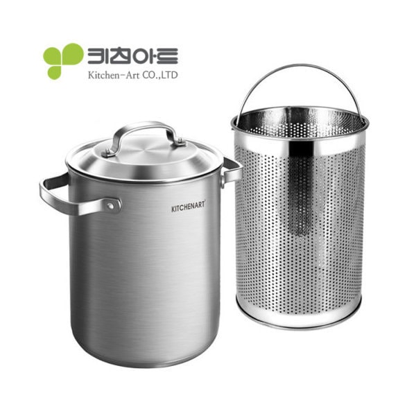 キッチンアート IH マルチポッド 4.3リットル 大容量 パスタ鍋 麺