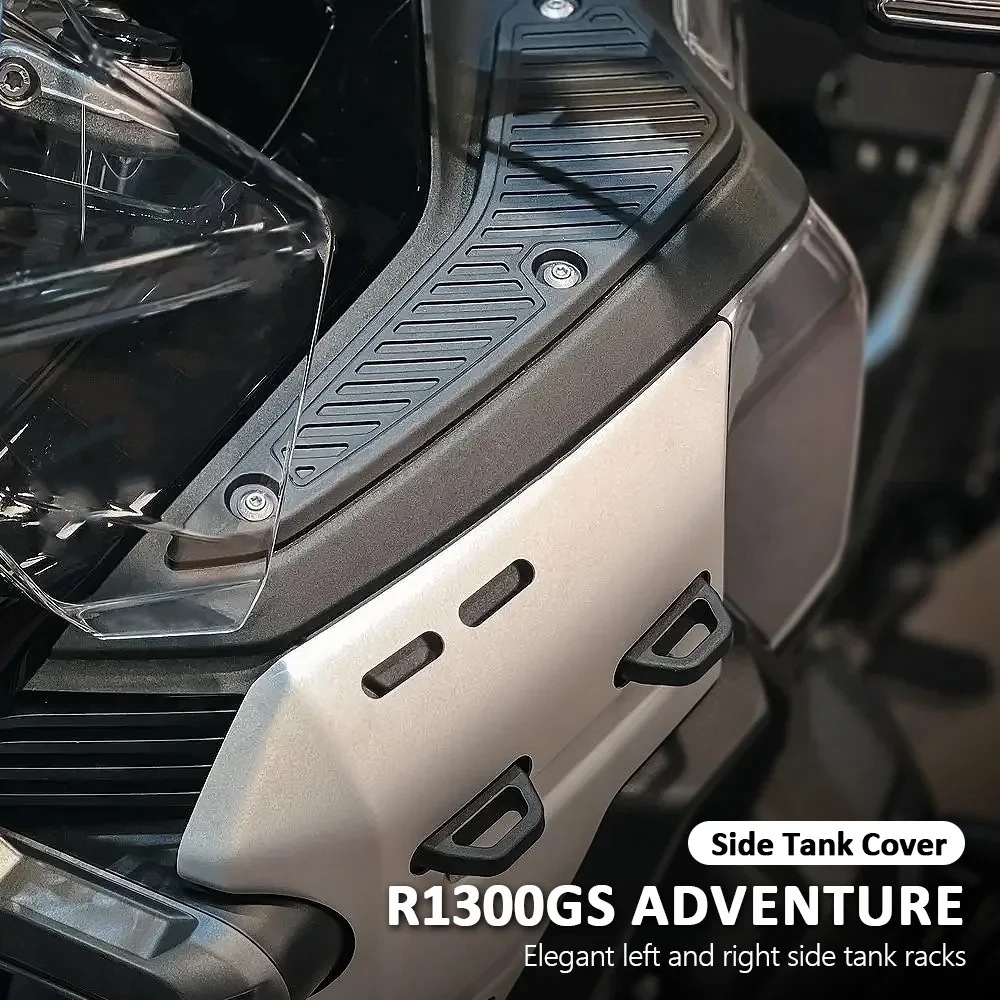 NEW 2024 2025 燃料タンクカバー サイドタンクラック ブラック BMW R 1300 GS ADV GS 1300 R1300GS アドベンチャー 用 バイクアクセサリー 輸入品