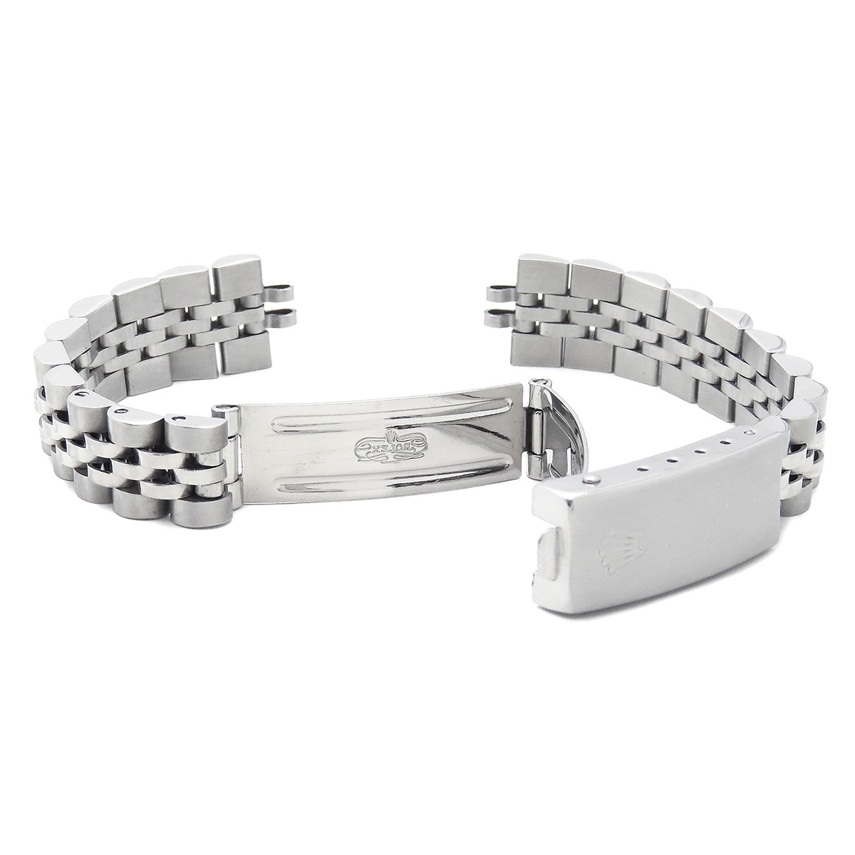 69170D FF455B レディース 純正 ステンレス ブレスレット バンド ベルト パーツ 部品 13mm ジュビリー シルバー