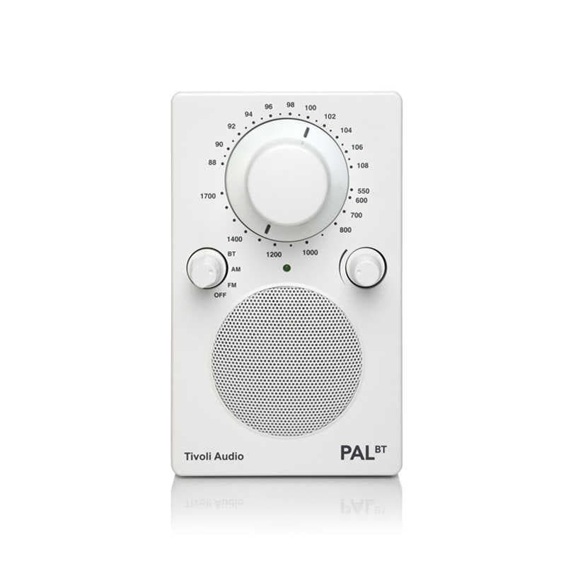 TIVOLIAUDIO　Bluetooth ポータブルラジオスピーカー PAL Bluetooth ホワイト PALBT9398JP ［防滴 /Bluetooth対応］　PALBT-9398-JP