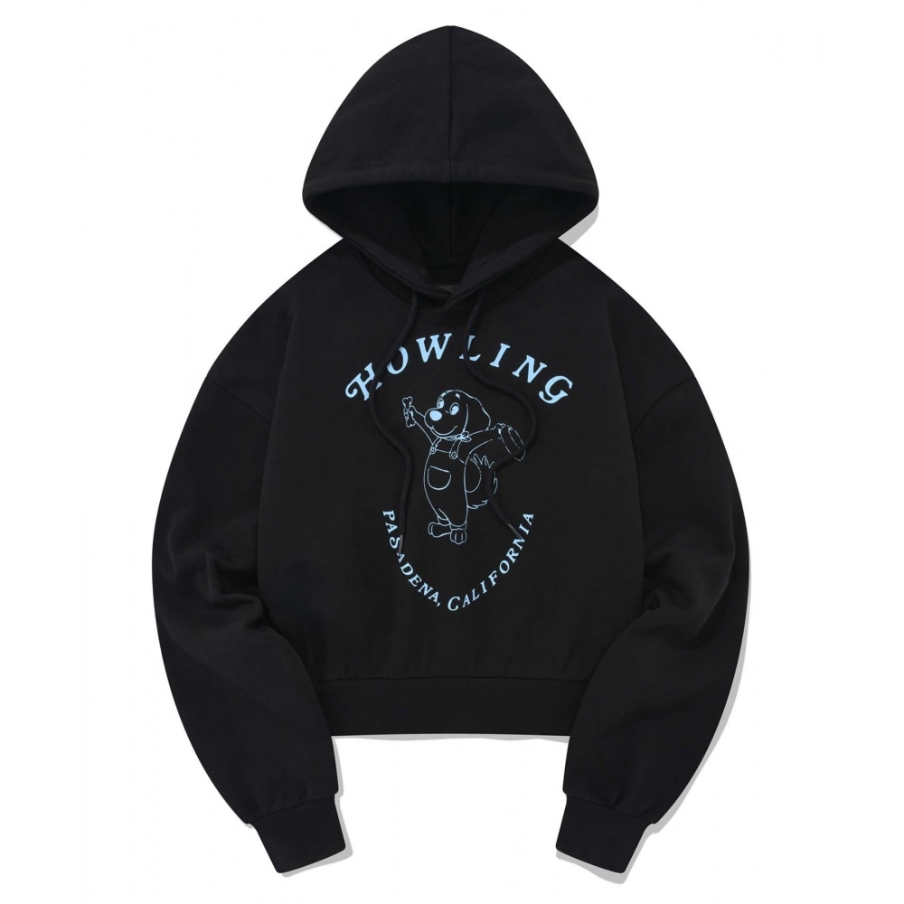 レトリーバークラブ カートゥーンパピークロップパーカー [ブラック]