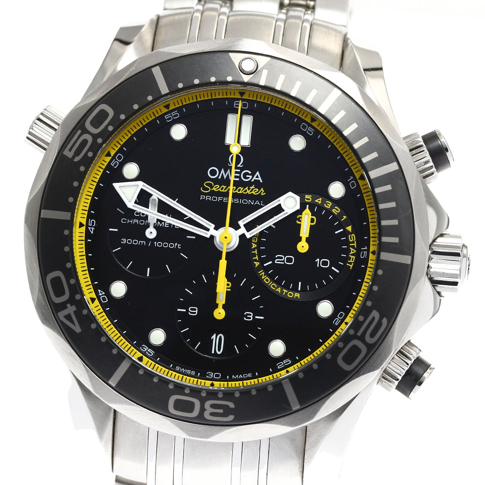 オメガ OMEGA 212.30.44.50.01.002 シーマスター ダイバー 300m コーアクシャル クロノグラフ 自動巻き メンズ 良品 _887944【中古】