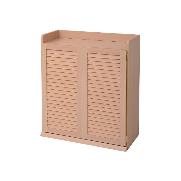 JKプラン SGT-0102-NA ルーバーシューズボックス 幅75 ナチュラル メーカー直送