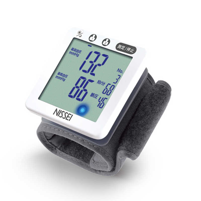 日本精密測器　血圧計 WSK-1021J ［手首式］　WSK1021J（W）