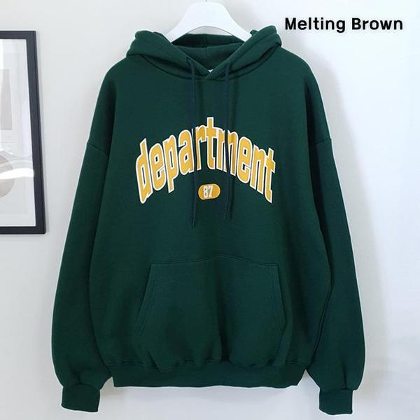 メンズ起毛パーカー オーバーフィットパーカー dp23