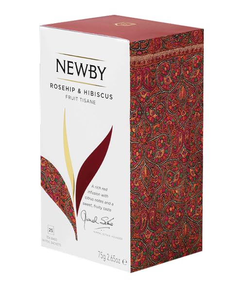 NEWBY ニュービー ハーブティー ティザン ローズヒップ＆ハイビスカス/クラシック ティーバッグ 25個入り