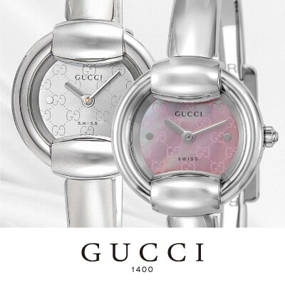 【腕時計】GUCCI 1400 レディース シルバー ピンクパール クォーツ YA014512 YA014513 時計 ブランド