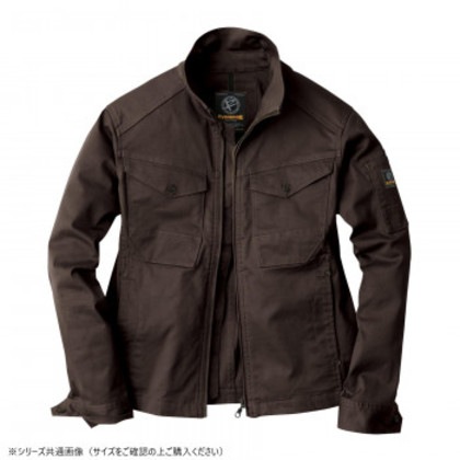 イーブンリバー ストレッチブルゾン ブラウン(13) サイズ:L ERX207