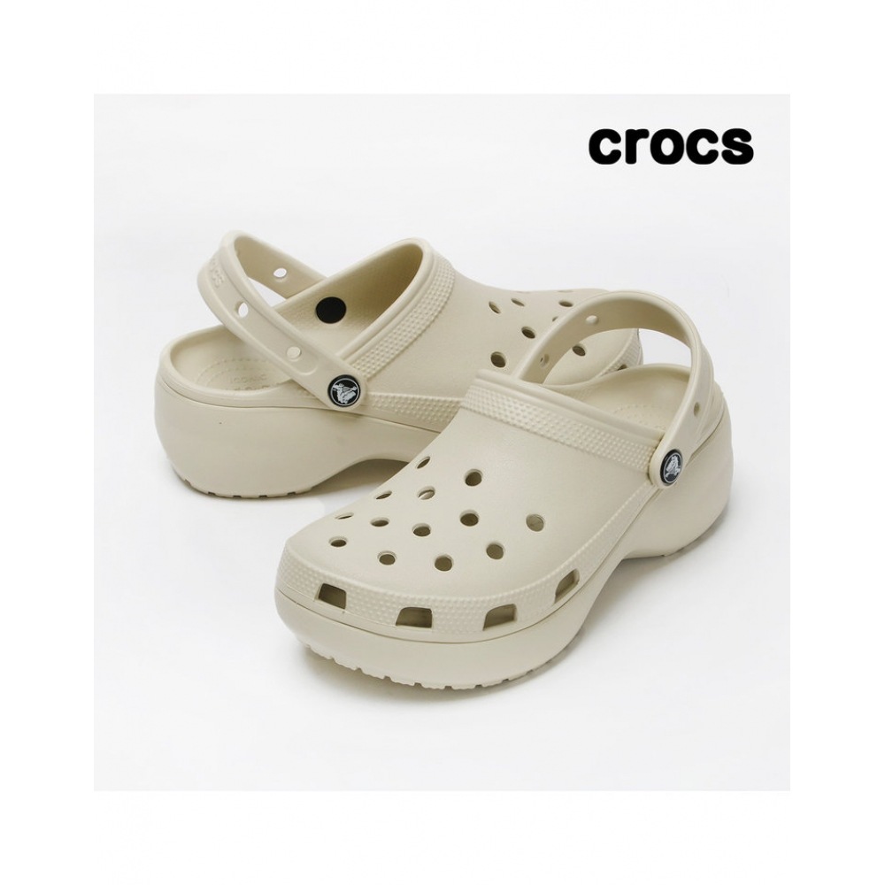 クロックスクラシックプラットフォームクロッグウィメンズサンダルボーン 206750-2Y2