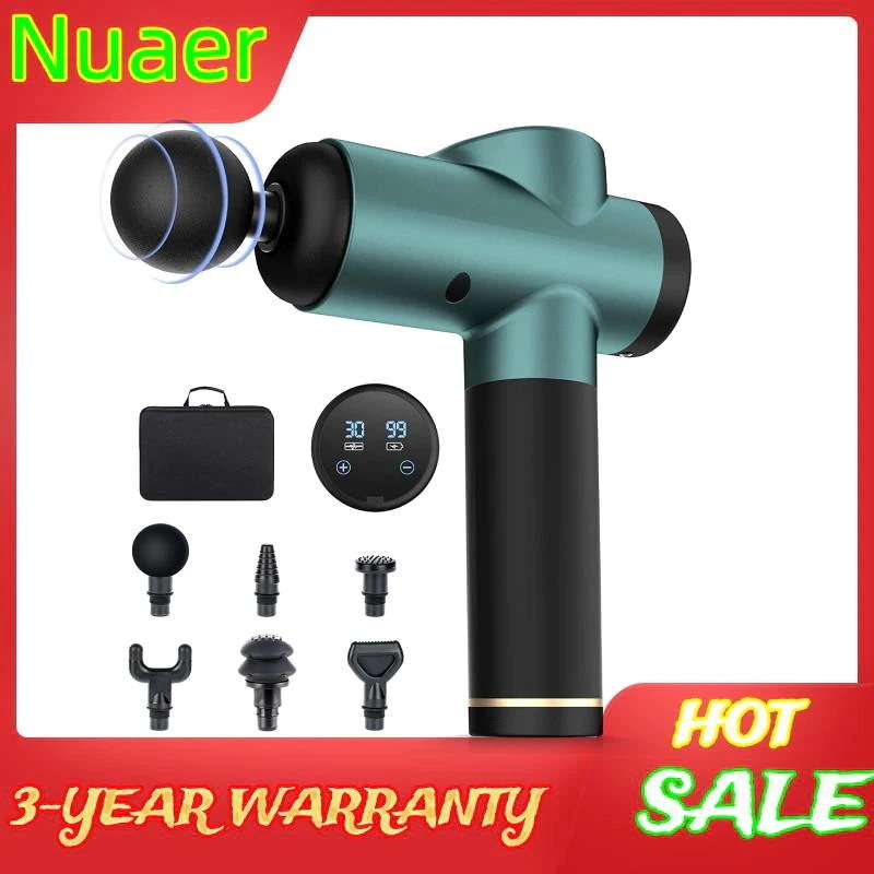 全身ケア 用のリラックス マッスルマッサージガン スポーツ用品 鎮痛 痩身 6スピード 4ヘッド ネックピロー 腰痛 筋膜リリース