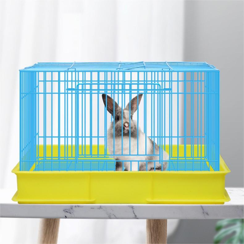 ウサギケージ飛沫防止ウサギケージオランダ豚ケージ飛沫防止ウサギケージルチン鶏ケージペットケージ深型糞トレイケージ