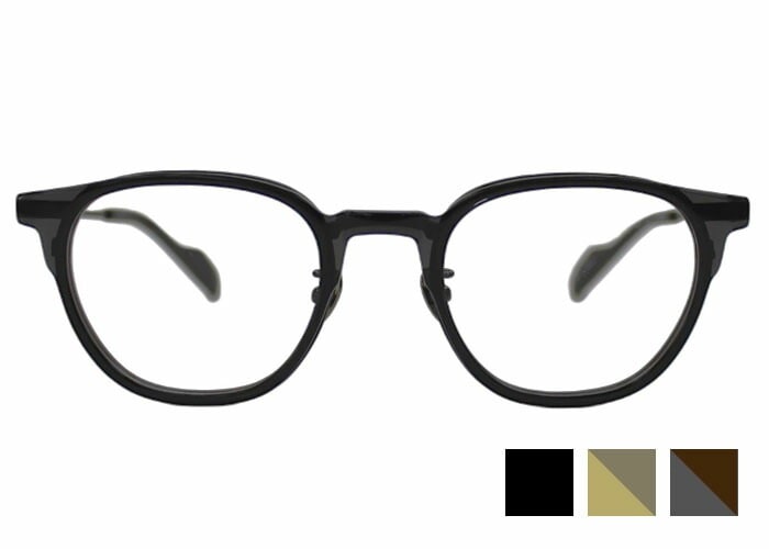 メガネ 19-0093 yy1 チタン アセテート フルリム 日本製 メンズ レディース 伊達 度付き 老眼鏡 遠近両用