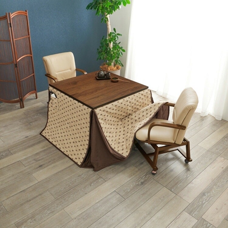 【目玉商品】ダイニングこたつ４点セット ｼｪﾙﾀK90H4S (代引不可)(TD)