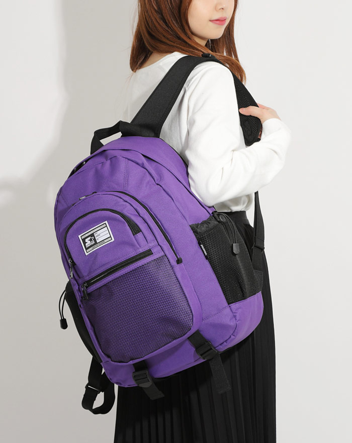 リュック スターター ブラックレーベル リュックサック STARTER MESH デイパック メンズ レディース かっこいい シンプル おしゃれ ワンポイト 無地 黒リュック 軽い 軽量 ブランド ス