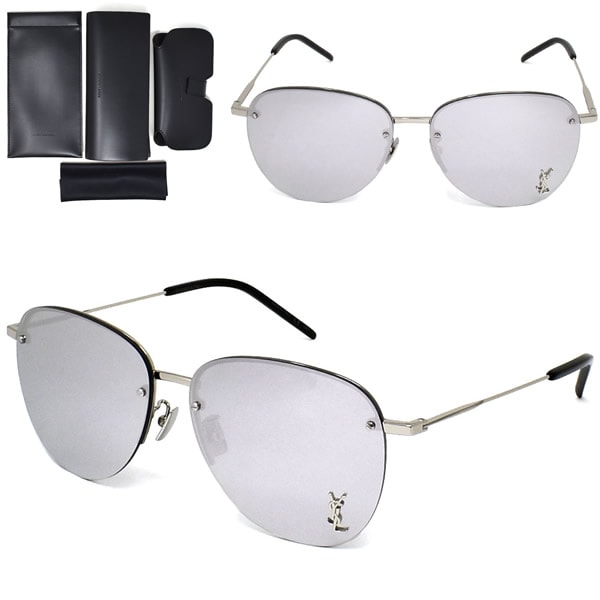 サングラス SL 328/KM 002 サングラス アジアンフィット メンズ レディース ユニセックス SL328KM-002 シルバー