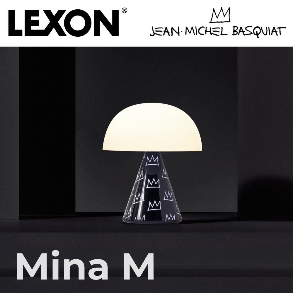 【国内正規品】Mina M Jean-Michel Basquiat Collection ポータブルLEDランプ 9色ライト IPX4 防水 Qi充電対応 USB-C充電 最大40ルーメン