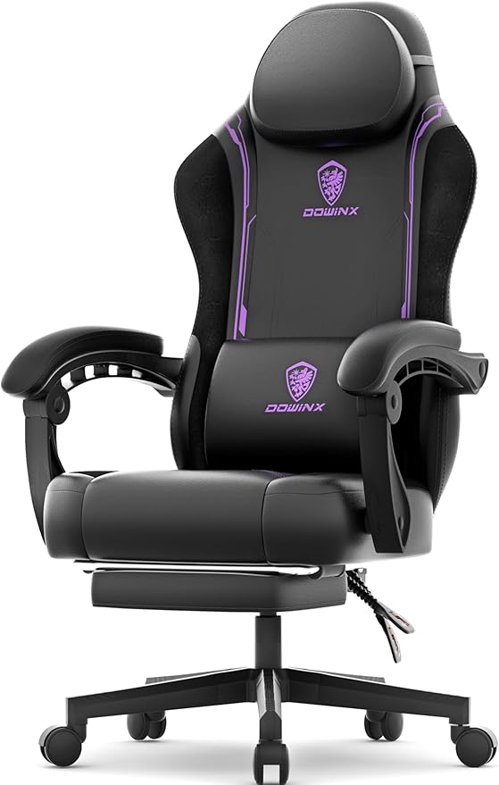 ゲーミングチェア イス オフィスチェア 幅広座面 デスクチェア オットマン付 椅子 ゲーム用 145リクライニング ポケットコイル 疲れない パソコンチェア PUレザー ソファー座り心地 テレワーク