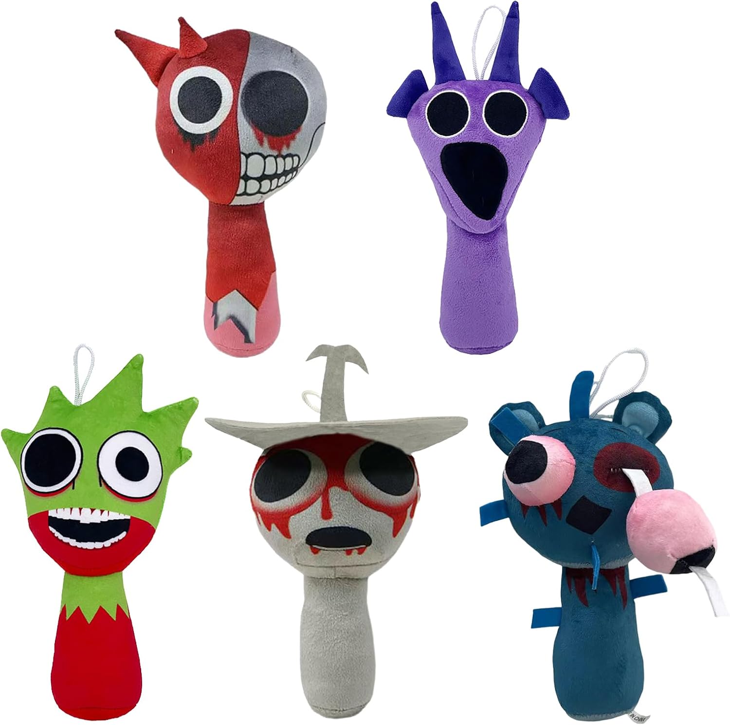 スプランキー　ぬいぐるみ 16体セット sprunki incredibox スプランキー ぬいぐるみ 5点セット933の