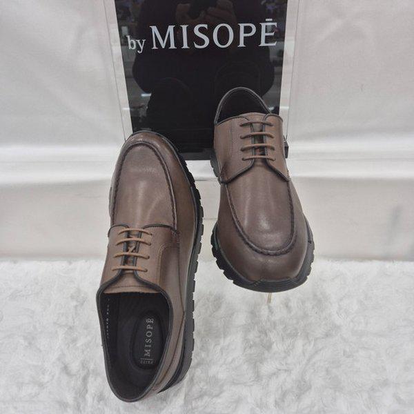 By 男性カジュアルコンフォートボートシューズ 122HT337TG010 DBROWN 2 JJ