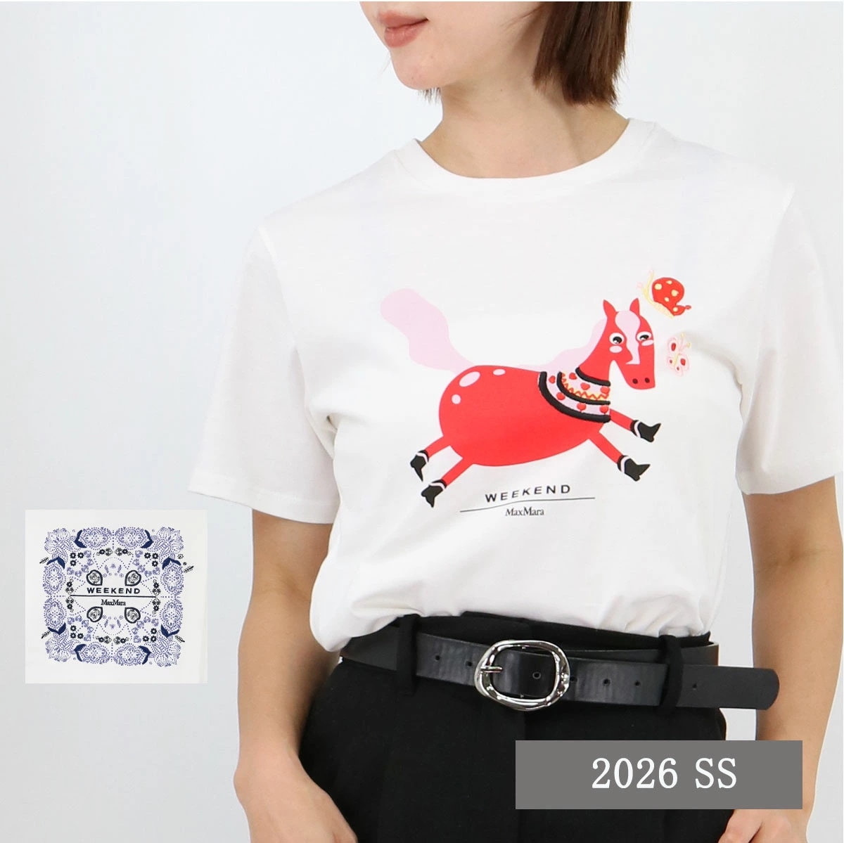 Tシャツ WEST ウエスト 刺繍 SS TEE 半袖 クルーネック レディース