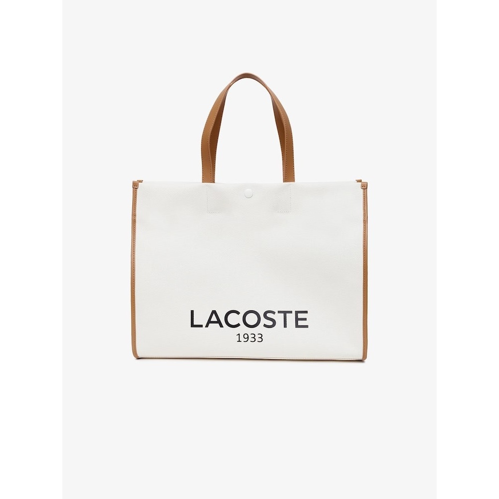 ラコステ女性用ヘリテージキャンバストートバッグ NU4342T54G K02 Q2NNU4342T54GK02