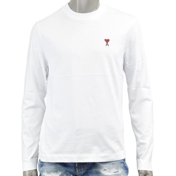AMI Alexandre Mattiussi アミ アレクサンドロ マテュッシ AMI DE COEUR L/S T-SHIRT 長袖Tシャツ ロンT/UTS235 724 100