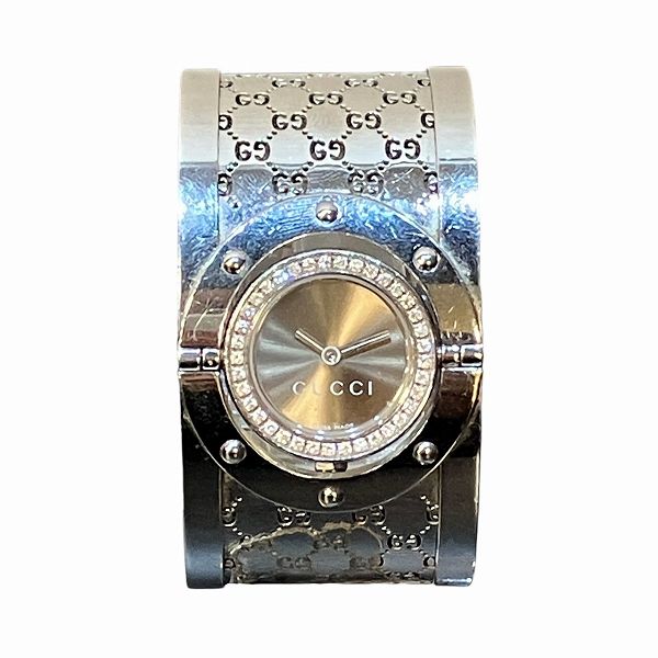 グッチ トワール ワイド YA112416・112 クォーツ ダイヤベゼル 腕時計 【中古】 85,310円