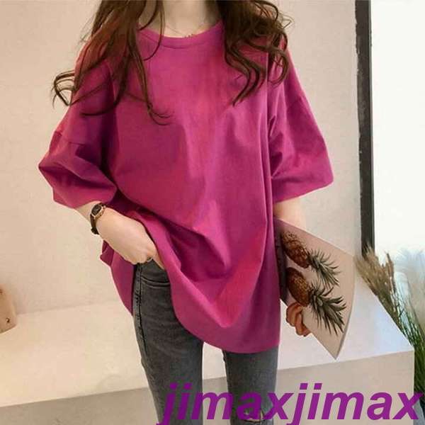 快適暮らし　春夏 レディース Tシャツ Tシャツ きれいめ カジュアル 半袖Tシャツ ブラウス トップス 40代 韓国風 カットソー 大きいサイズ