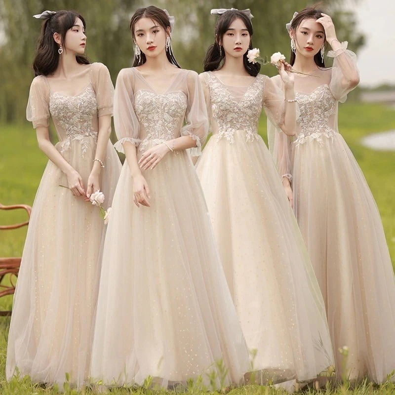 【3日で出荷】新作パーティドレス結婚式二次会 花嫁ロングドレスお呼ばれ30代ワンピース発表会 二次会 演奏会
