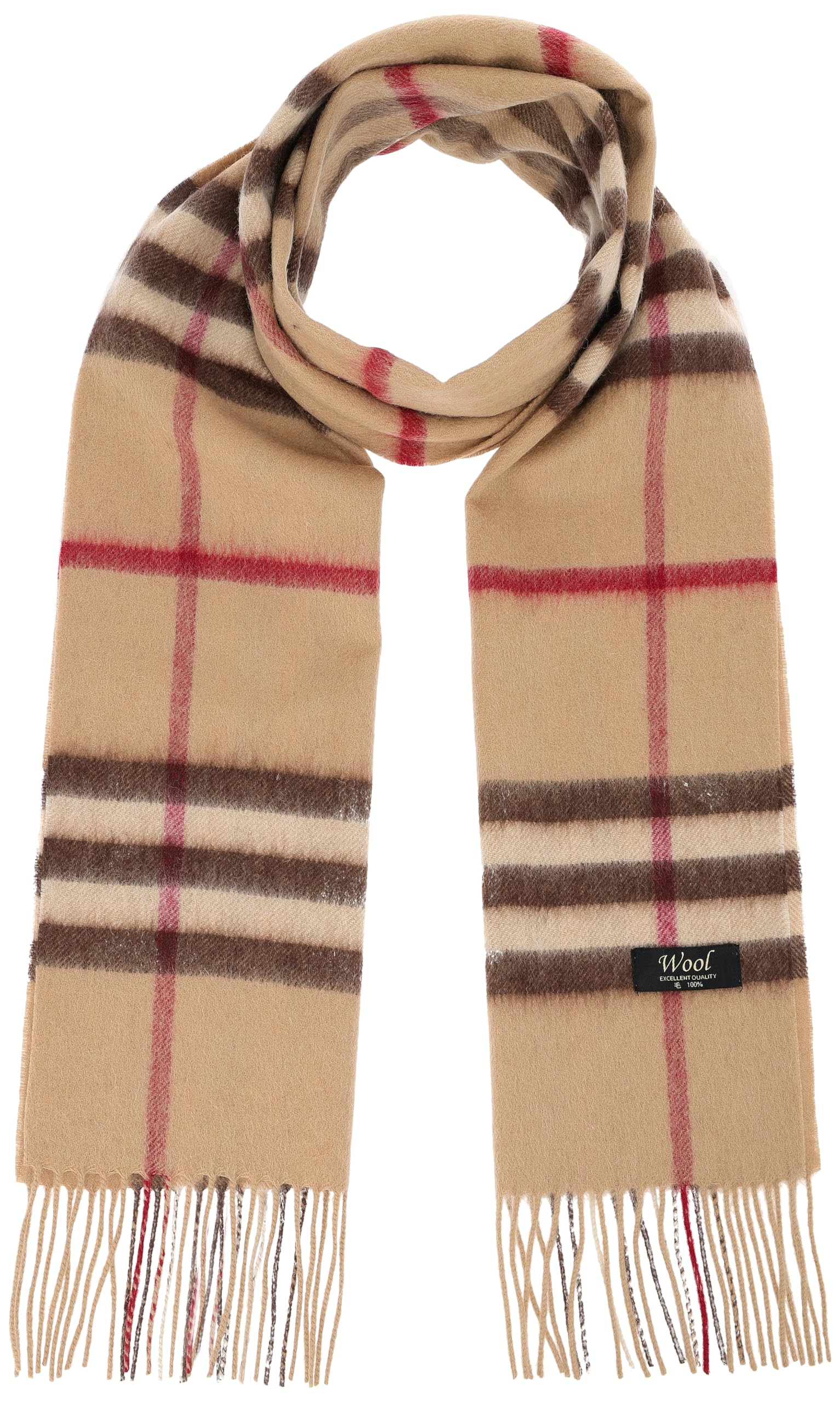 [ダブルバッシュ] ウールマフラーＵＫチェック ＧＤ５１１１ ＢＥ