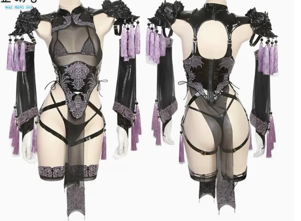 暗黒王朝コンバットチャイナドレス 完全版コスプレ衣装