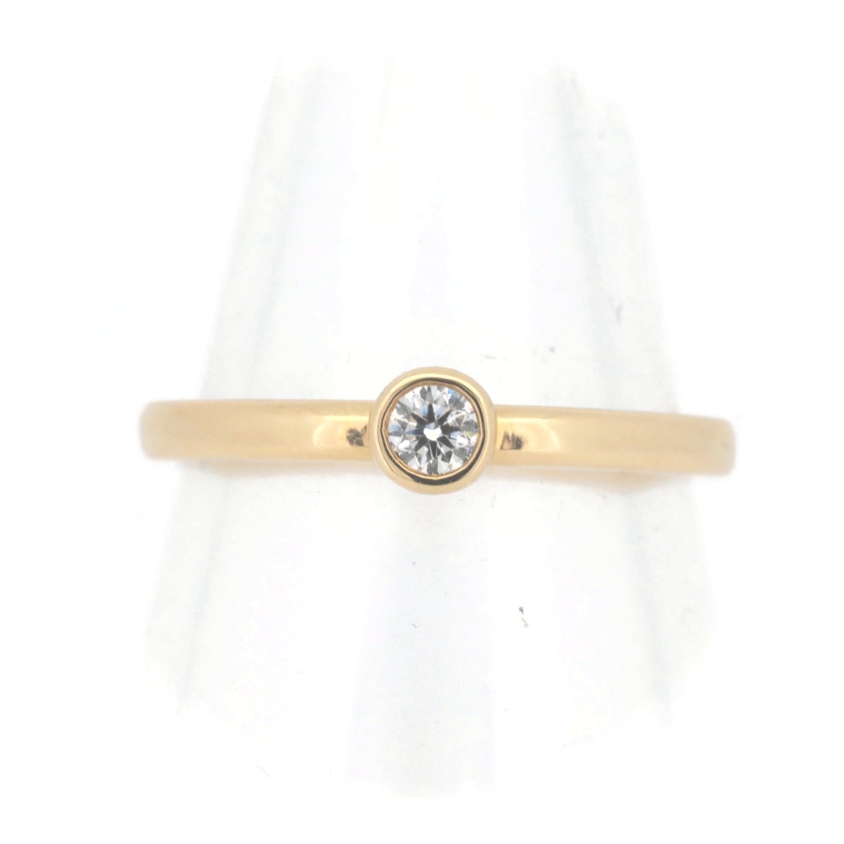 ダイヤモンド リング 指輪 9号 0.10CT K18YG(18金 イエローゴールド) 質屋出品