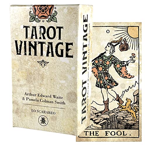 タロットカード 78枚 ウェイト版 タロット占い 【 タロット ビンテージ　Tarot Vintage 】日本語解説書付き　[正規品]