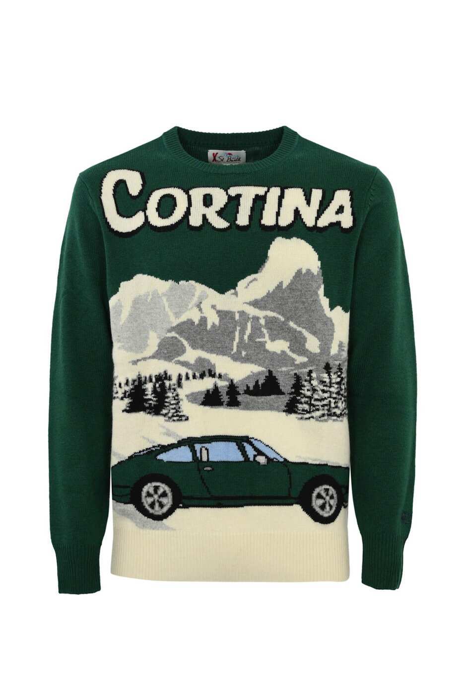 HERON C 01967G CORTINA CAR 51 グリーン 秋冬2024 ニットウェア メンズ ia