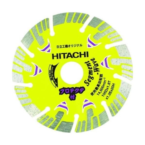 ダイヤモンドカッター 125mmX22 (波セグ) プロテクタ 0032-4699