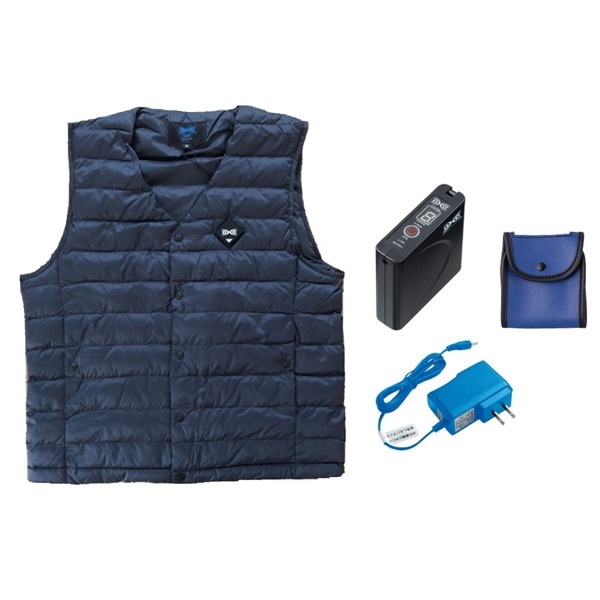 空調服(R) 2021年 THERMALGEAR サーマルギア TG22102 発熱防寒ベスト LISUPER1バッテリーセット(サイズ：Mカラー：ネイビー) 15,918円