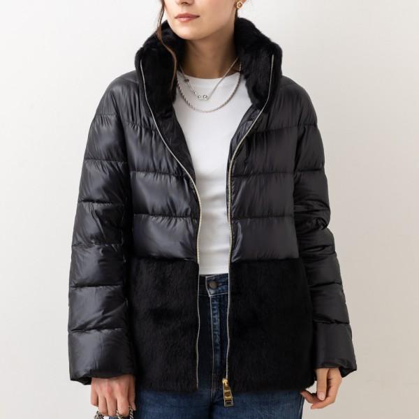 ダウンジャケット コート ブラック レディース PI001933D12017Z 9300
