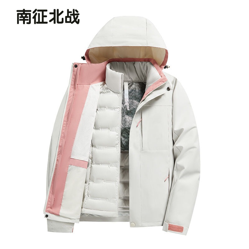 アウトドアダウンインナー胆突撃衣秋冬登山服防風通気保温コート