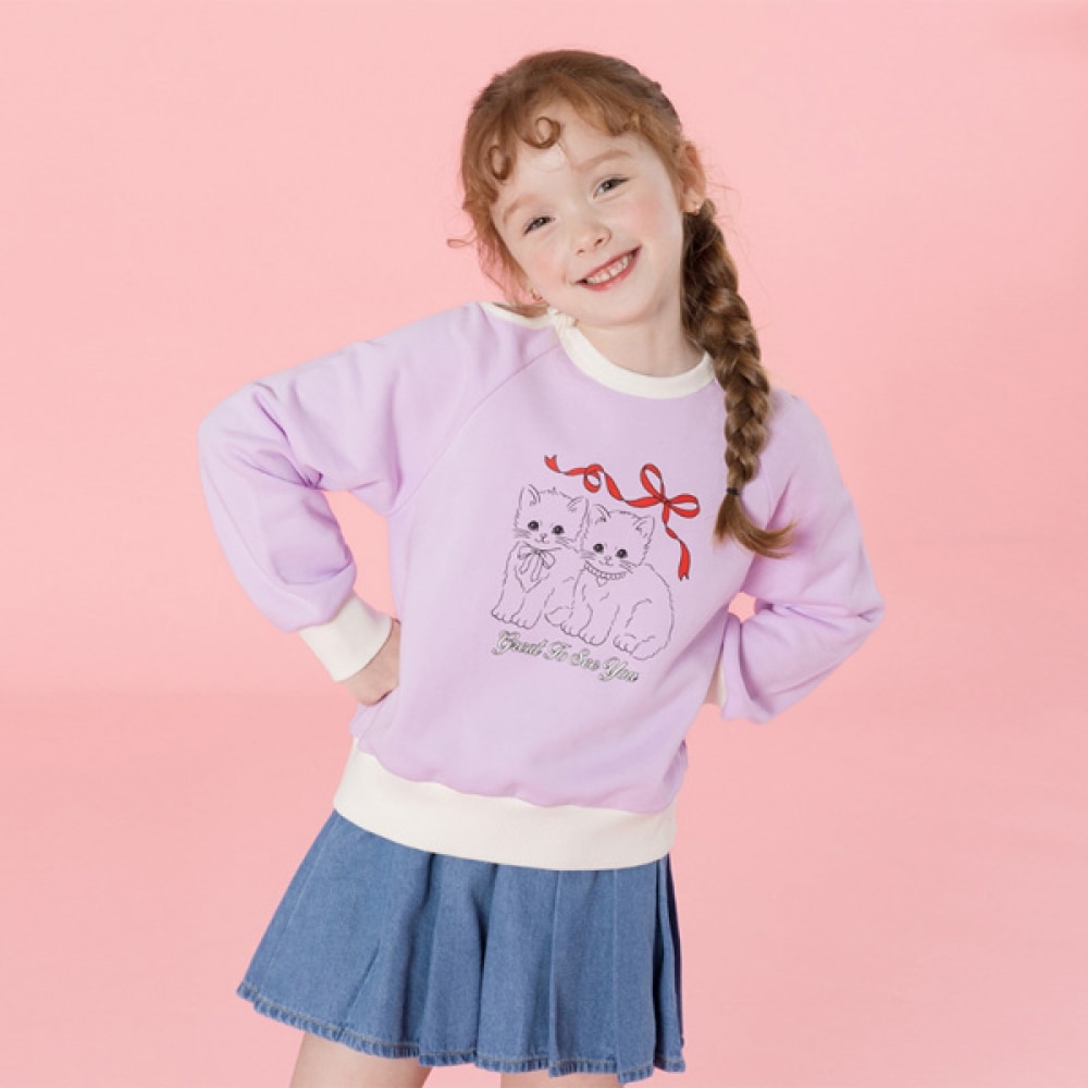 アイラブジェイ 猫リボンクロップド肩開きTシャツ JXSTO08