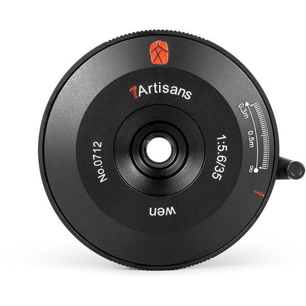 3556LMB ブラック 7Artisans 35mm F5.6 [ボディキャップレンズ ライカMマウント]