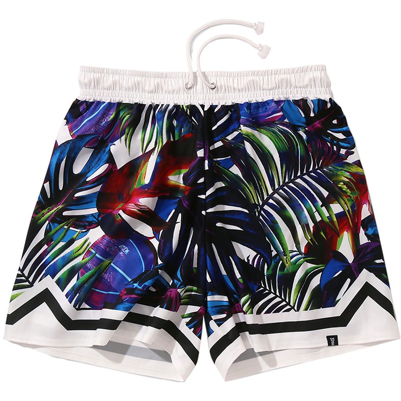 フハクショーツ ネオン トロピカル バスケットWUP フハクパンツ (smp24011-9800)