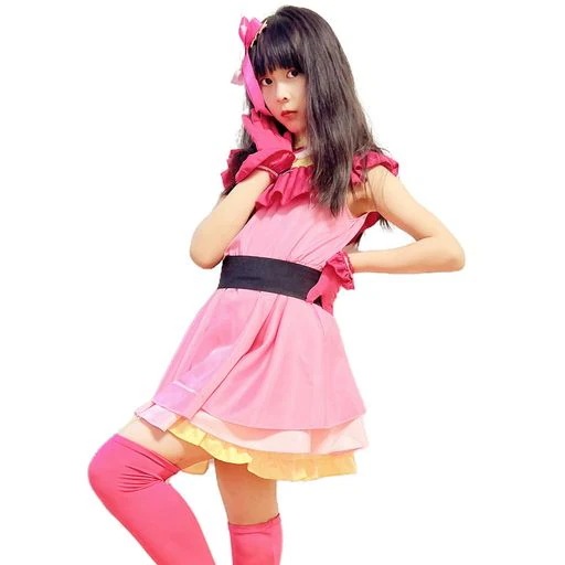 コスパ最高 即納 LHMQ おしこ コスプレ 子供用 星野アイ こども セット 変装 仮装 コスプレ服 子供服 コスチューム KIDS 星野愛 公演着 上品 COS クリスマス ハロウィン 学