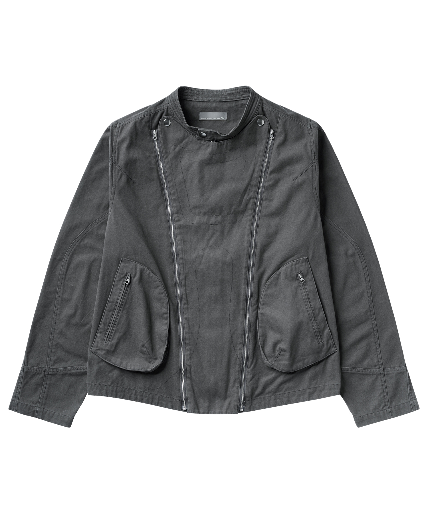 【SANSANGEAR】 MOTOR JACKET : CHARCOAL