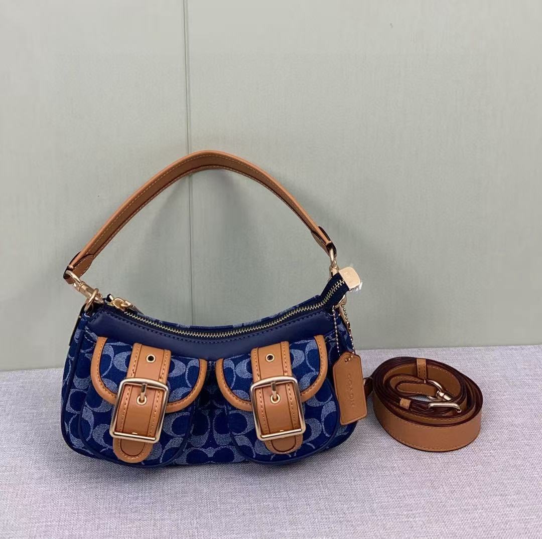COAC!H新型ファッションワキ老花春夏必須ポーチ