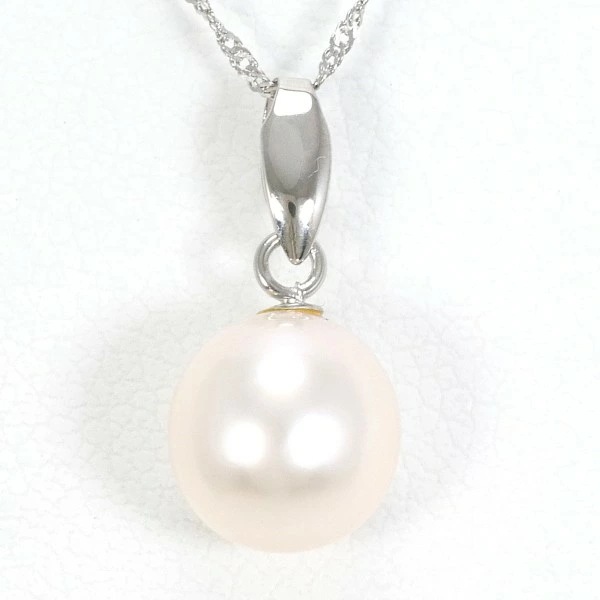 PT900 プラチナ PT850 ネックレス パール(真珠) 約42cm ジュエリー 中古