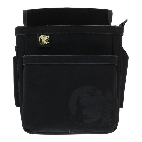 SRBF8 侍BLACKふくろ倶楽部 [電工腰袋(2段 中)]