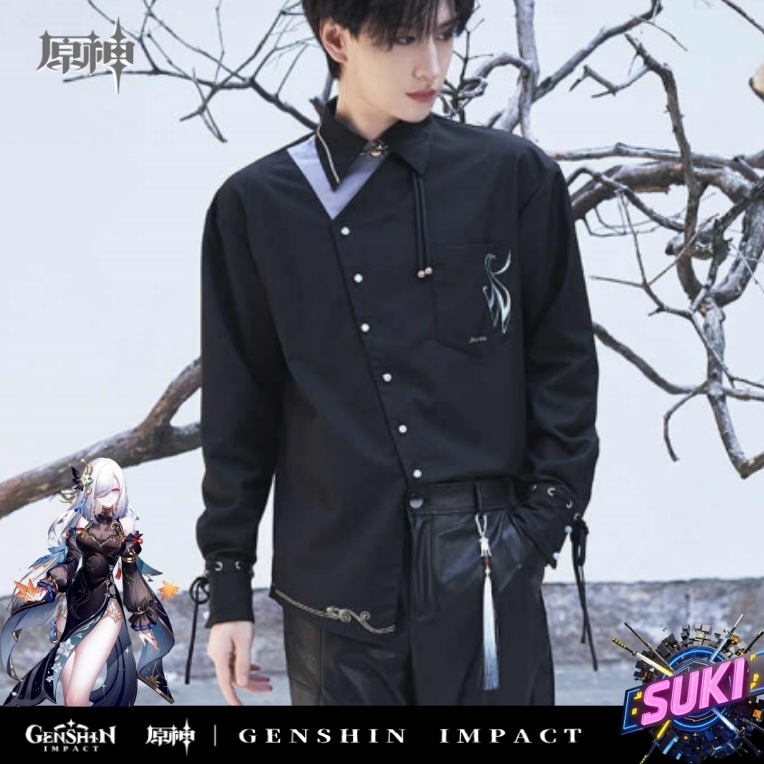 「シャツ」【プロ品質を極める!】原神 グッズ / 申鶴 インプレッションシリーズ / Genshin Impact Shenhe 申鹤 げんしん コスプレ